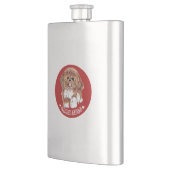 Lhasa Apso Flachmann (Links)