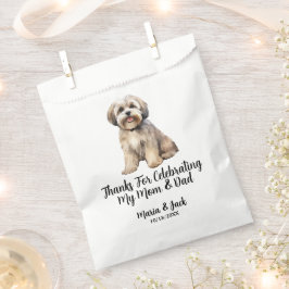 Lhasa Apso Full Color Pet Wedding Geschenktütchen