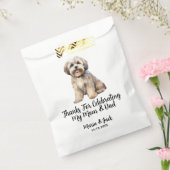 Lhasa Apso Full Color Pet Wedding Geschenktütchen (Versiegelt)