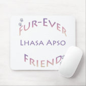 Lhasa Apso Furever Mousepad (Mit Mouse)
