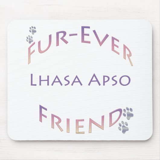 Lhasa Apso Furever Mousepad (Vorne)