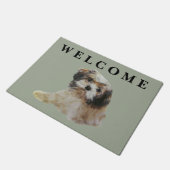 Lhasa Apso Fußmatte (Schrägansicht)