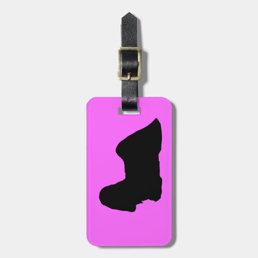 Lhasa Apso Gepäckanhänger (Vorderseite vertikal)