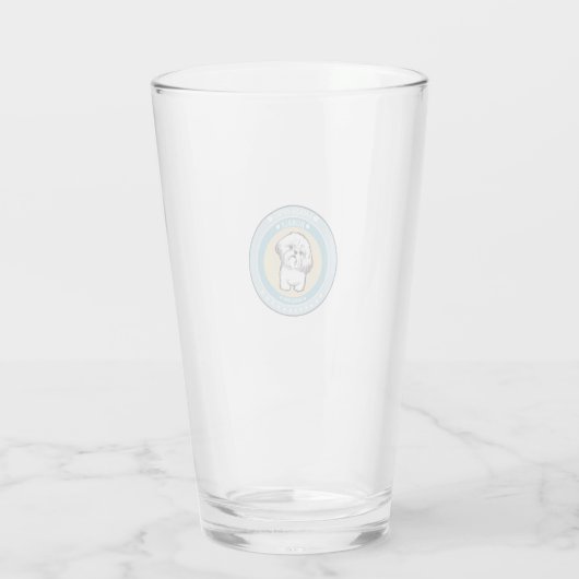 Lhasa Apso Glas (Rückseite)