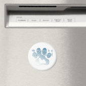 Lhasa Apso Granddog Magnet (In Situ (Geschirrspüler))
