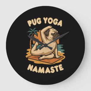Lhasa Apso Große Wanduhr