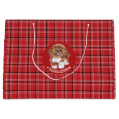 Lhasa Apso Hund Große Geschenktüte (Vorderseite)