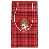 Lhasa Apso Hund Kleine Geschenktüte (Vorderseite)