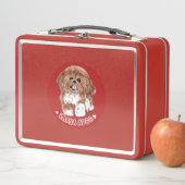 Lhasa Apso Hund Metall Brotdose (Beispiel)
