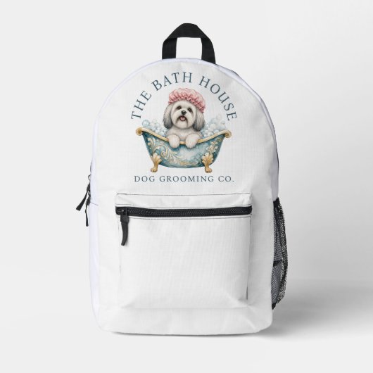 Lhasa Apso Hund Pflege-Kit Rucksack (Vorderseite)