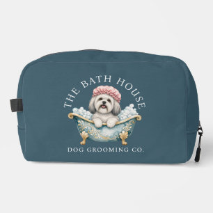 Lhasa Apso Hundetrimmer-Kit-Tasche   Türkis Waschbeutel