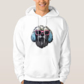 Lhasa Apso in Cooler Sonnenbrille Klassischer T -  Hoodie (Vorderseite)