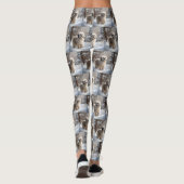 Lhasa Apso Let It Snow Weihnachten Leggings (Rückseite)