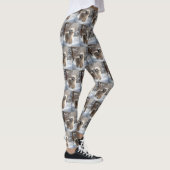 Lhasa Apso Let It Snow Weihnachten Leggings (Rechts)