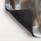 Lhasa Apso Let It Snow Weihnachten Mousepad (Ecke)