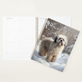 Lhasa Apso Let It Snow Weihnachten Planer (Anzeige)