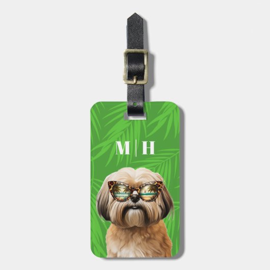 Lhasa Apso Luggage Tags Gepäckanhänger (Vorderseite vertikal)