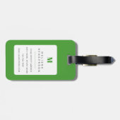 Lhasa Apso Luggage Tags Gepäckanhänger (Rückseite horizontal)