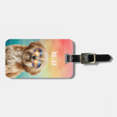 Lhasa Apso Luggage Tags Gepäckanhänger (Vorderseite horizontal)
