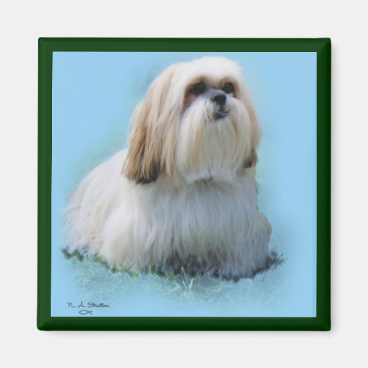 Lhasa Apso Magnet (Vorne)