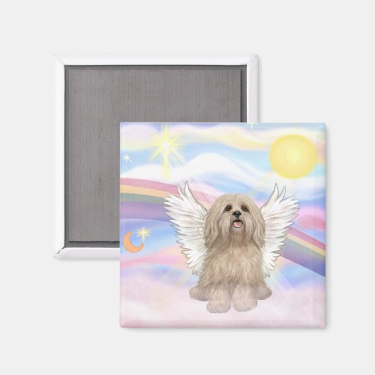 Lhasa Apso Magnet (Vorderseite/Rückseite)