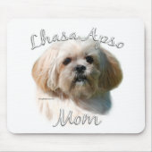 Lhasa Apso Mama 2 Mousepad (Vorne)