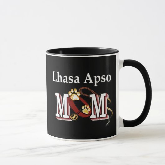 Lhasa Apso Mama Tasse (Rechts)