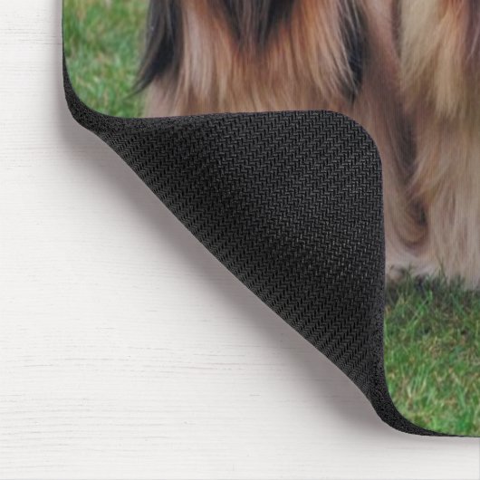 Lhasa apso Mausunterlage Mousepad (Ecke)