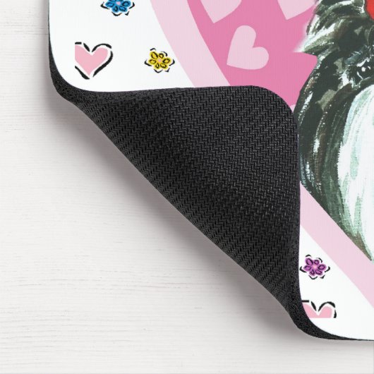 Lhasa Apso Mousepad (Ecke)