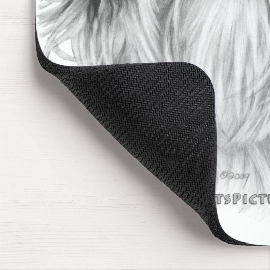 Lhasa Apso Mousepad (Ecke)
