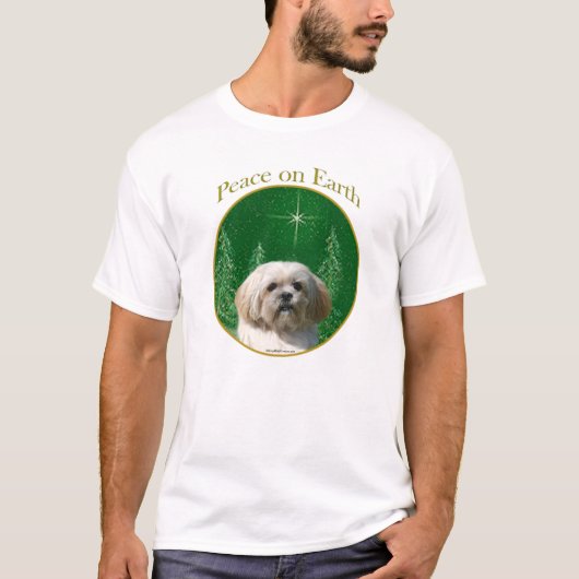 Lhasa Apso Peace T-Shirt (Vorderseite)