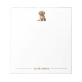 Lhasa Apso Personalisiert Notepad Notizblock (Vorderseite)