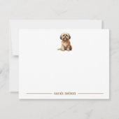 Lhasa Apso Personalisierte Mitteilungskarten (Vorderseite)