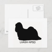 Lhasa Apso Postcard Postkarte (Vorne/Hinten)
