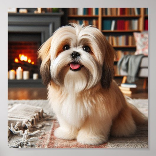 Lhasa Apso Poster (Vorne)
