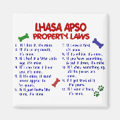 LHASA APSO Property Laws 2 Magnet (Vorne)