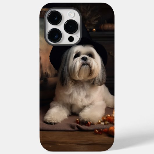 Lhasa Apso Pumpkins Halloween Beängstigend Case-Mate iPhone Hülle (Rückseite)
