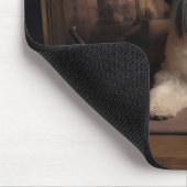 Lhasa Apso Pumpkins Halloween Beängstigend Mousepad (Ecke)