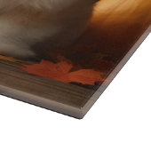 Lhasa Apso Puppy Autumn Delight Pumpkin Schneidebrett (Ecke)