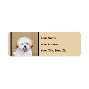Lhasa Apso Puppy Painting - Niedliche Original Dog