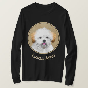 Lhasa Apso Puppy Painting - Niedliche Original Dog T-Shirt