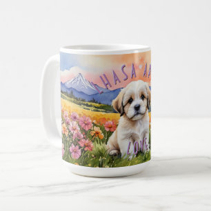 Lhasa Apso Puppy Sunrise Combo Tasse