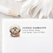 Lhasa Apso Rücksendeadressetiketten (Insitu)