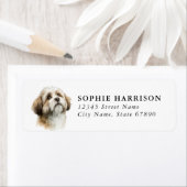Lhasa Apso Rücksendeadressetiketten (Insitu)