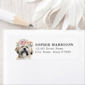 Lhasa Apso Rücksendeadressetiketten (Insitu)