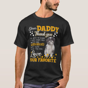 Lhasa Apso Sehr Daddy Danke, dass du mein Vater bi T-Shirt