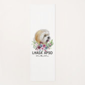 Lhasa Apso Shirt gibt Dog Mama Yogamatte (Vorderseite)