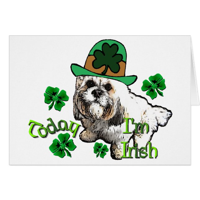 Lhasa Apso St Patricks (Vorderseite (Horizontal))