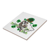 Lhasa Apso St Patricks Fliese (Seite)