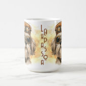 Lhasa Apso Steampunk-Hund Kaffeetasse (Mittel)
